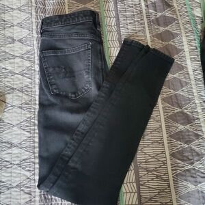 American Eagle Outfitters Dark Gray High Rise Jeans